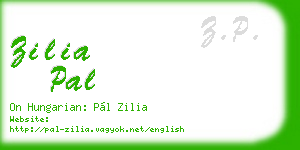 zilia pal business card